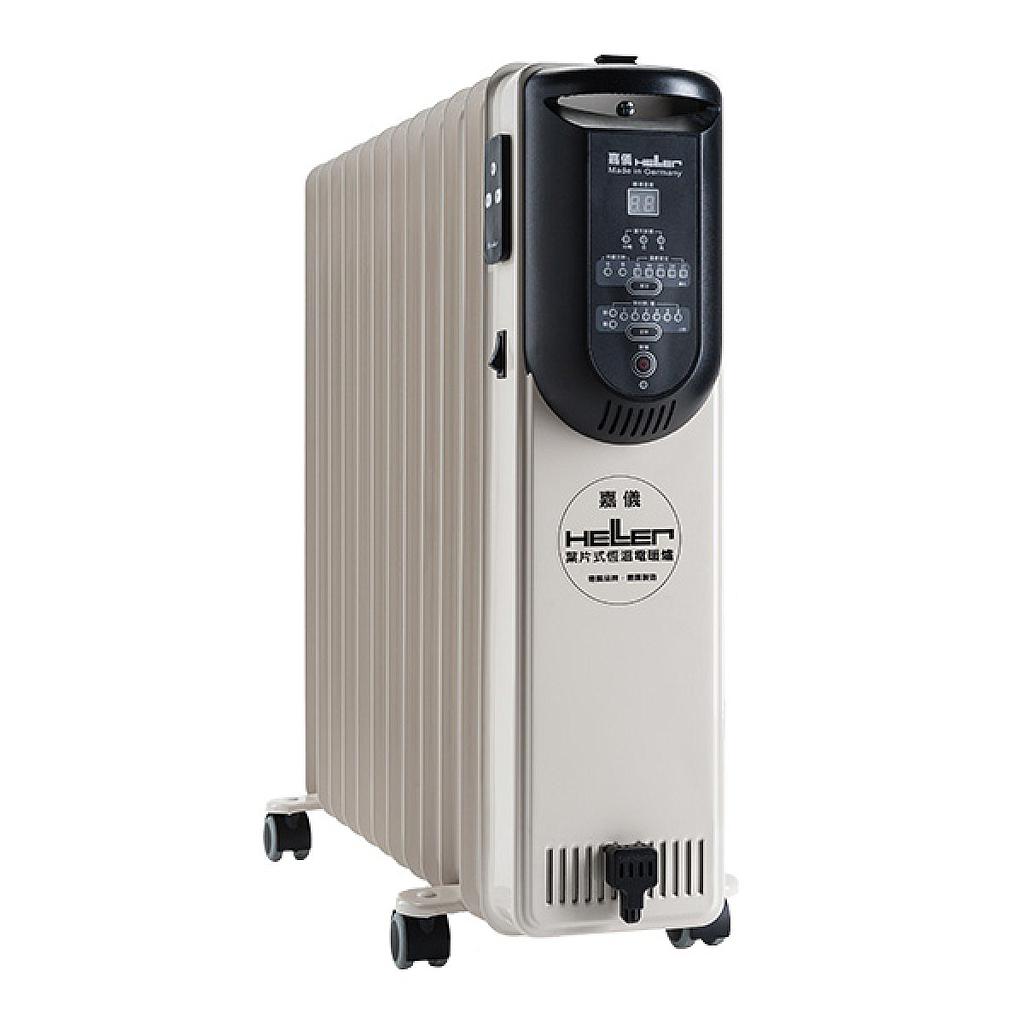 葉片式電子顯示電暖爐(豪華版，附遙控器)